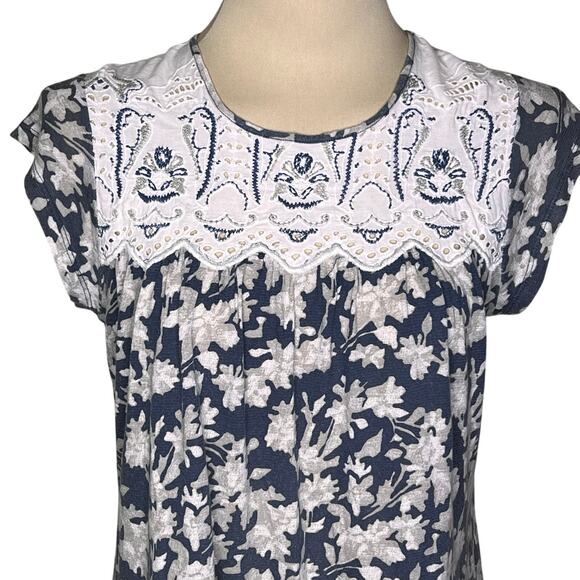 Anthropologie Postmark Penelope Printed Top Size Small - Picture 3 of 12